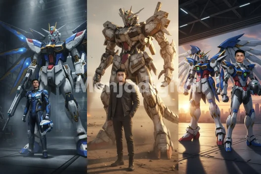20 Contoh Prompt Gemini AI Gundam Keren, Tampil Bak Pilot Mecha!