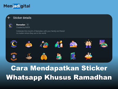 Cara Mendapatkan Sticker Whatsapp Khusus Ramadhan Gratis