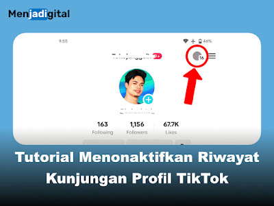 Tutorial Menonaktifkan Riwayat Kunjungan Profil TikTok